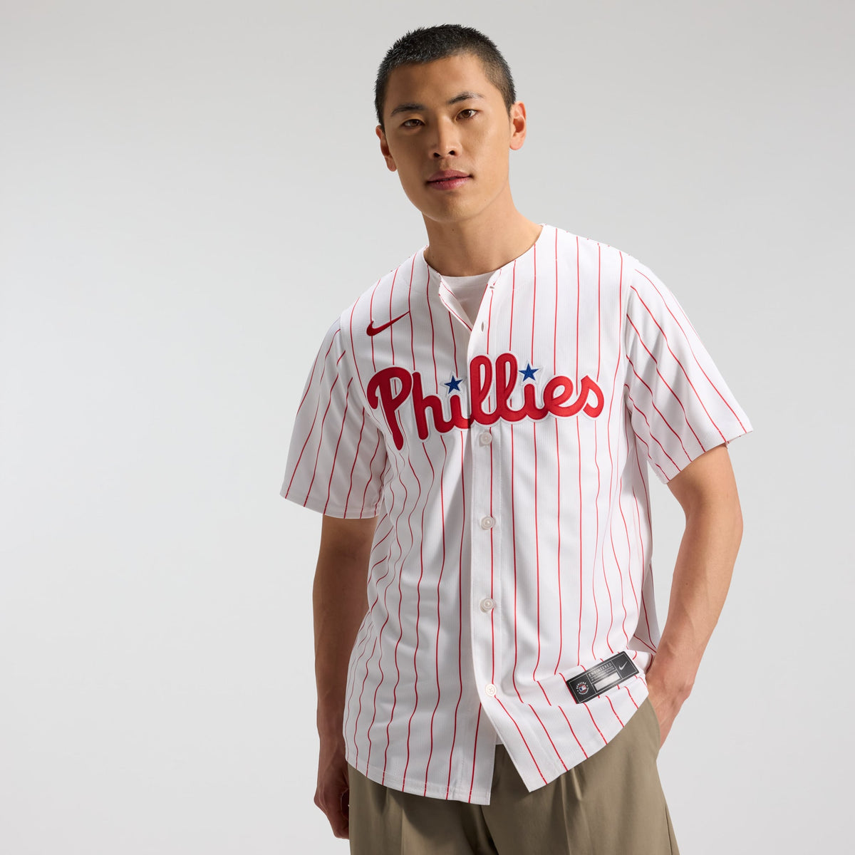 Men's Philadelphia Phillies J.T. Realmuto Nike White Home Limited Player Jersey
