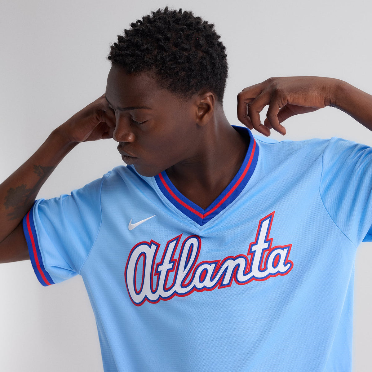 Men's Atlanta Braves  Nike Powder Blue 2026 City Connect Stadium Jersey