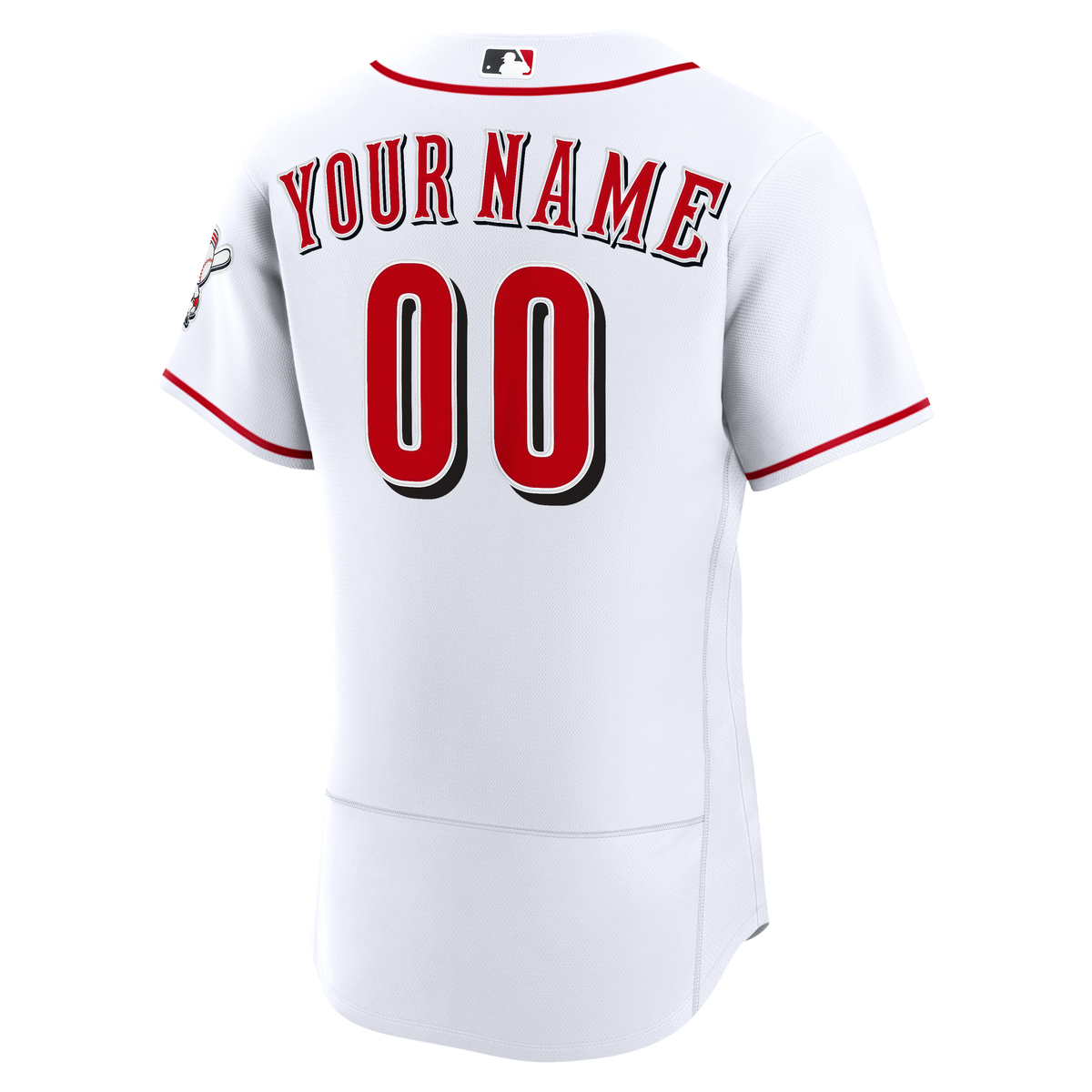 Men's Cincinnati Reds Nike White Home Authentic Custom Jersey