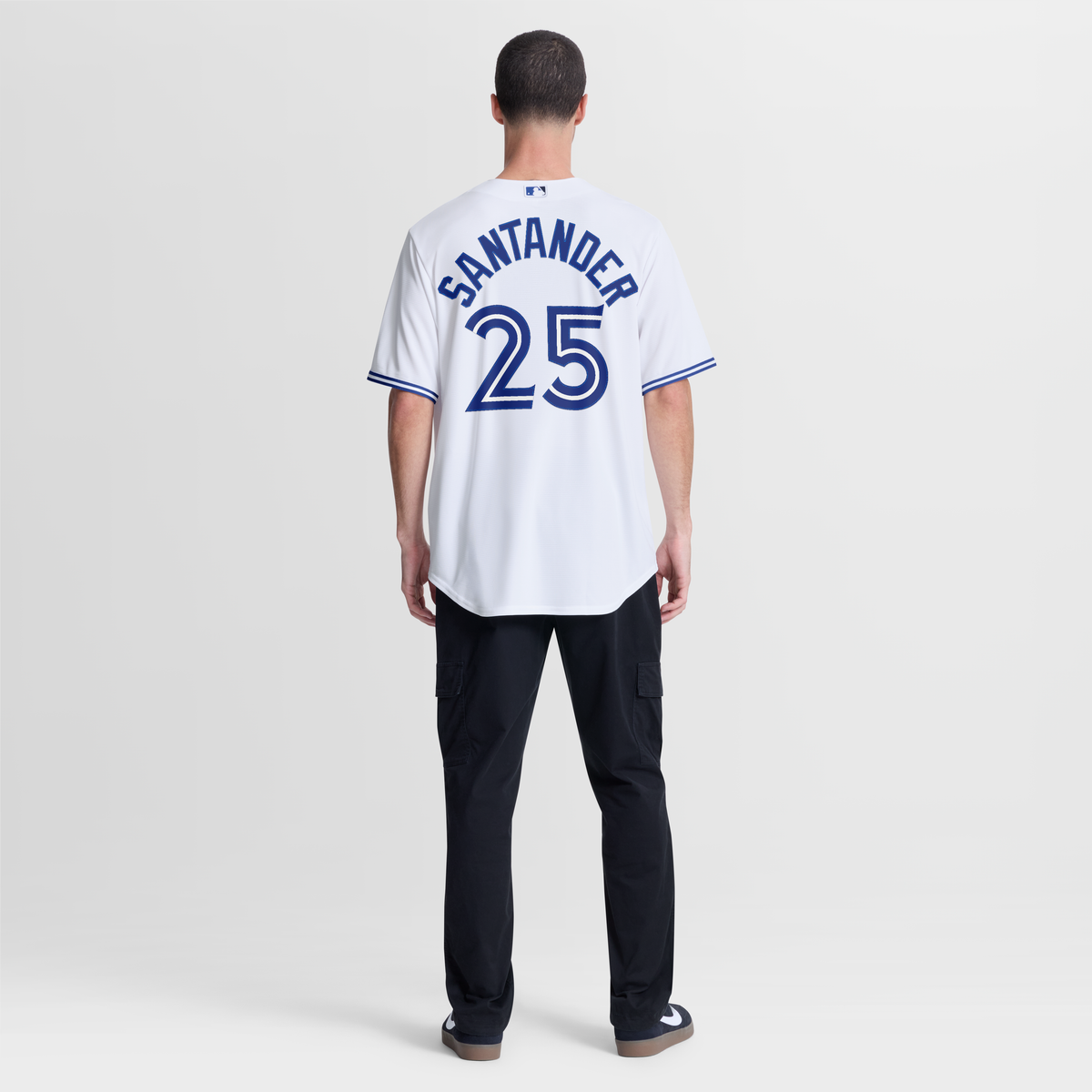Men's Toronto Blue Jays Anthony Santander Nike White Home Replica Jersey