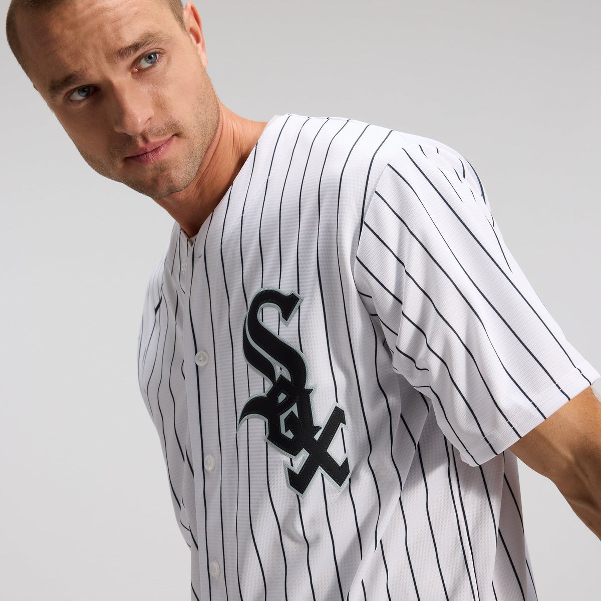 Men's Chicago White Sox Nike White Home Replica Team Jersey