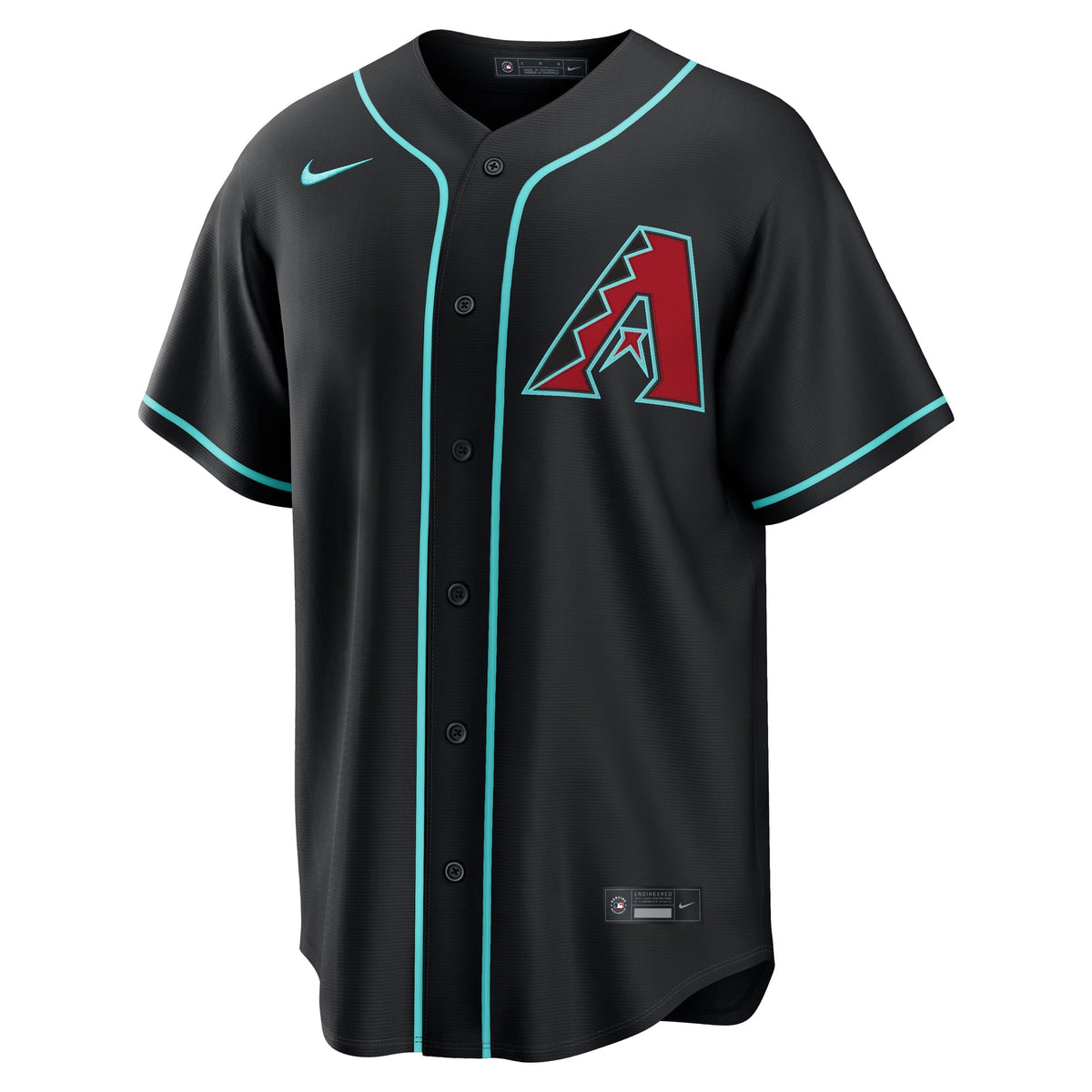 Men's Arizona Diamondbacks Corbin Carroll Nike Black Alternate Replica Jersey