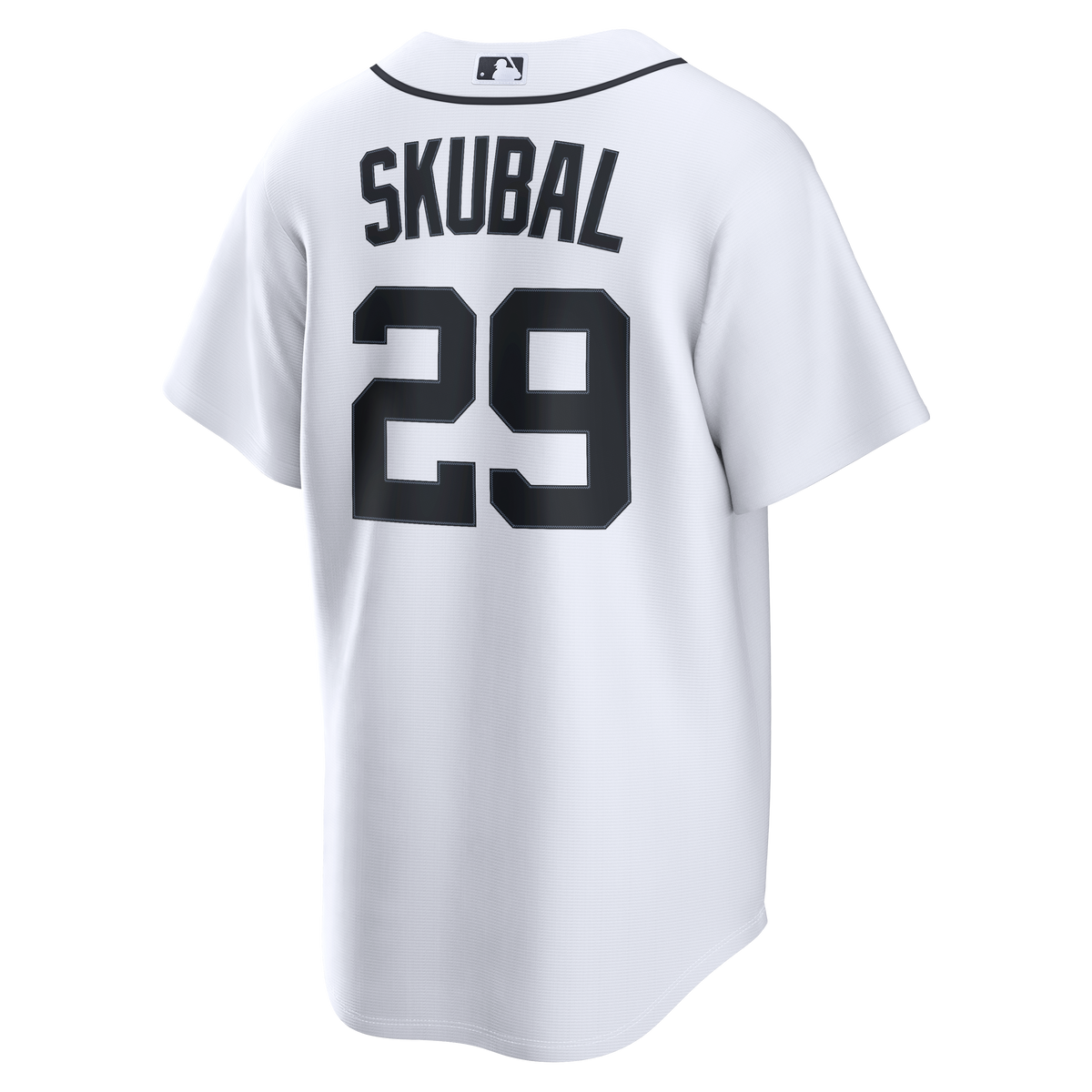 Men's  Detroit Tigers Tarik Skubal Nike White Home Replica Jersey