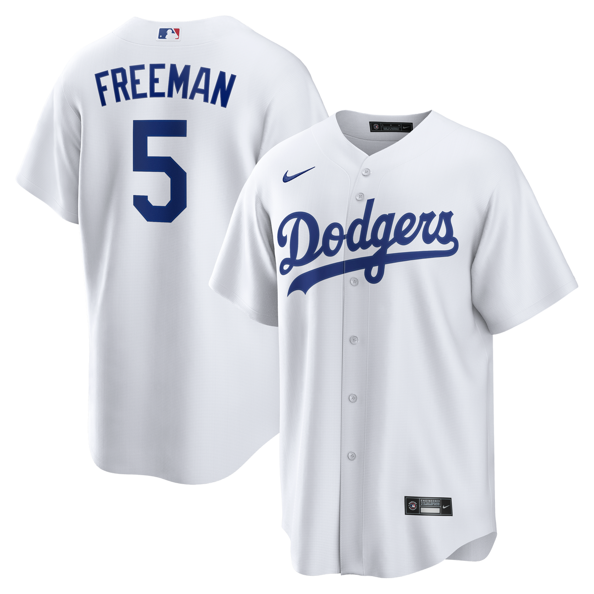Men's Los Angeles Dodgers Freddie Freeman Nike White Home Replica Jersey