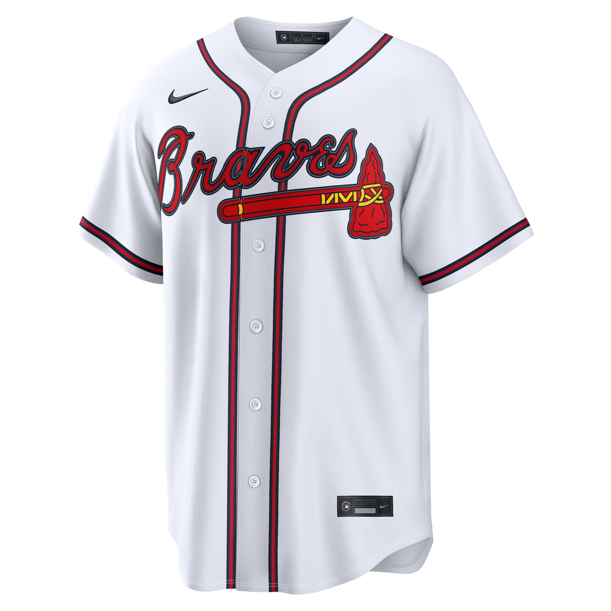 Men's Atlanta Braves Drake Baldwin Nike White Home Replica Jersey