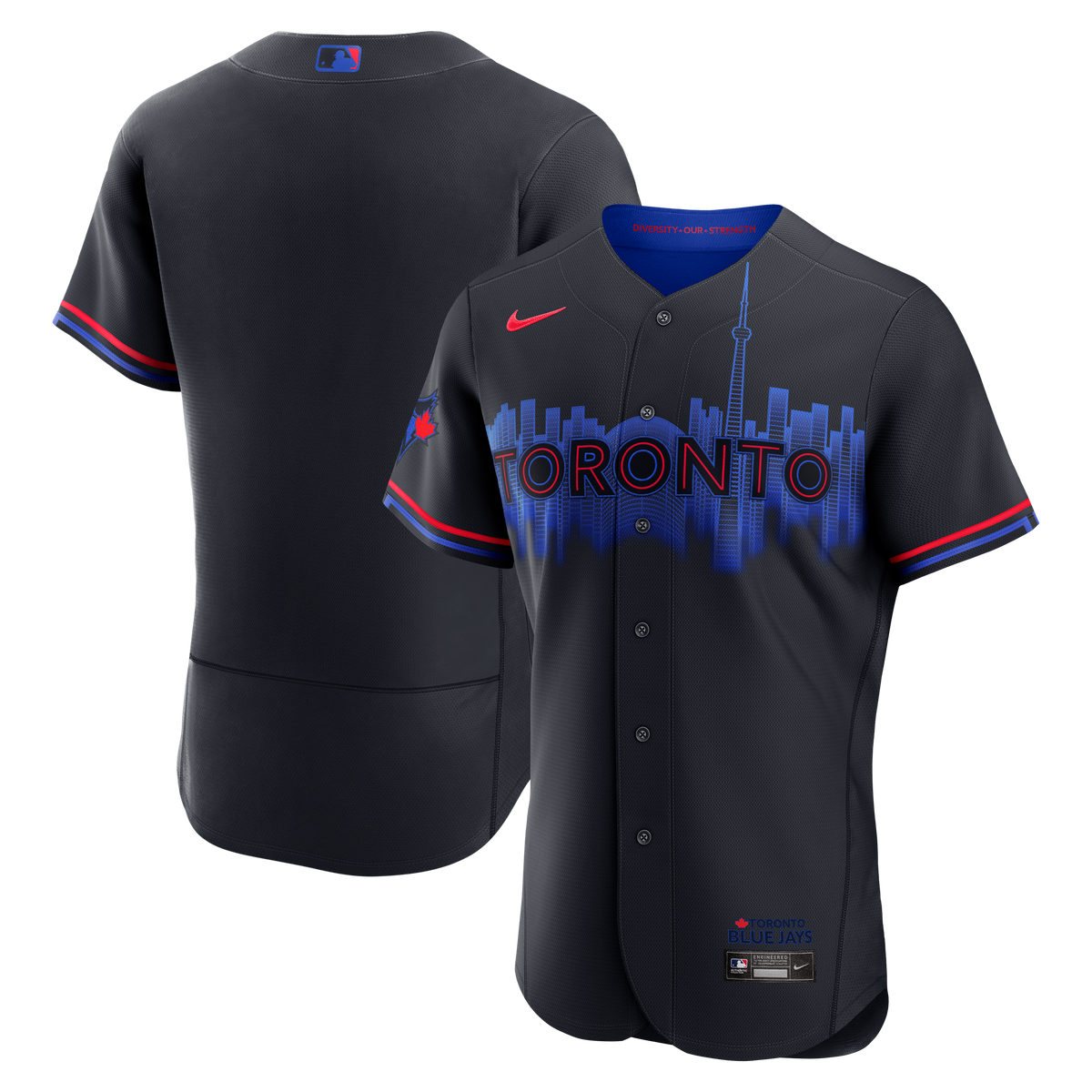 Men's Toronto Blue Jays Nike Navy City Connect Authentic Jersey