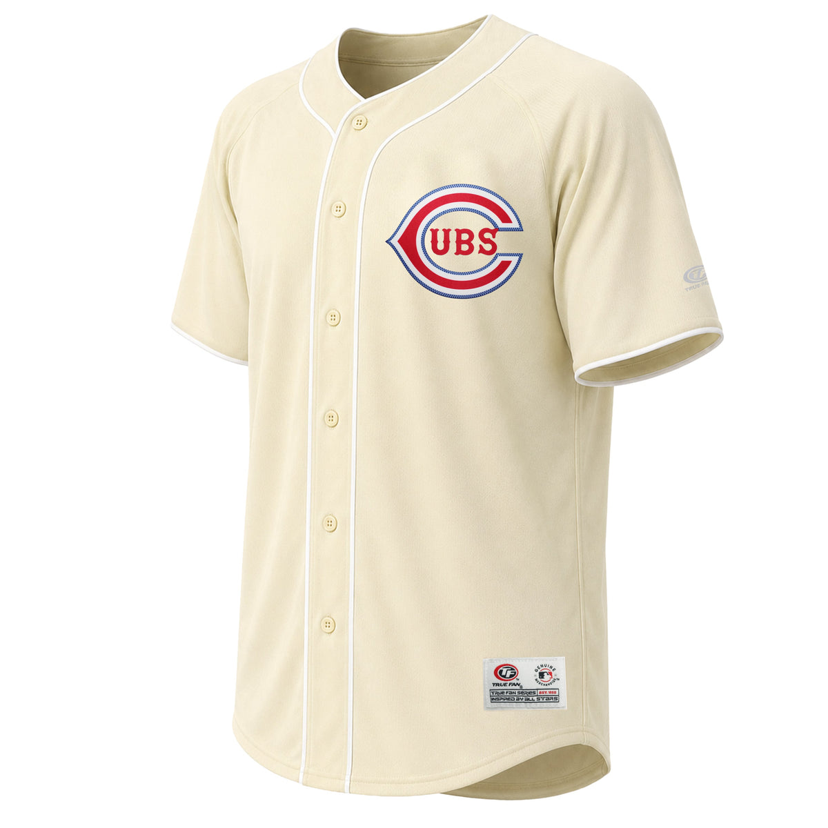 Men's Chicago Cubs Stitches Cream Fashion Jersey