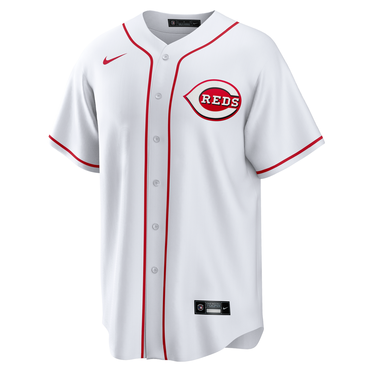 Men's Cincinnati Reds Eugenio Suárez Nike White Home Replica Jersey