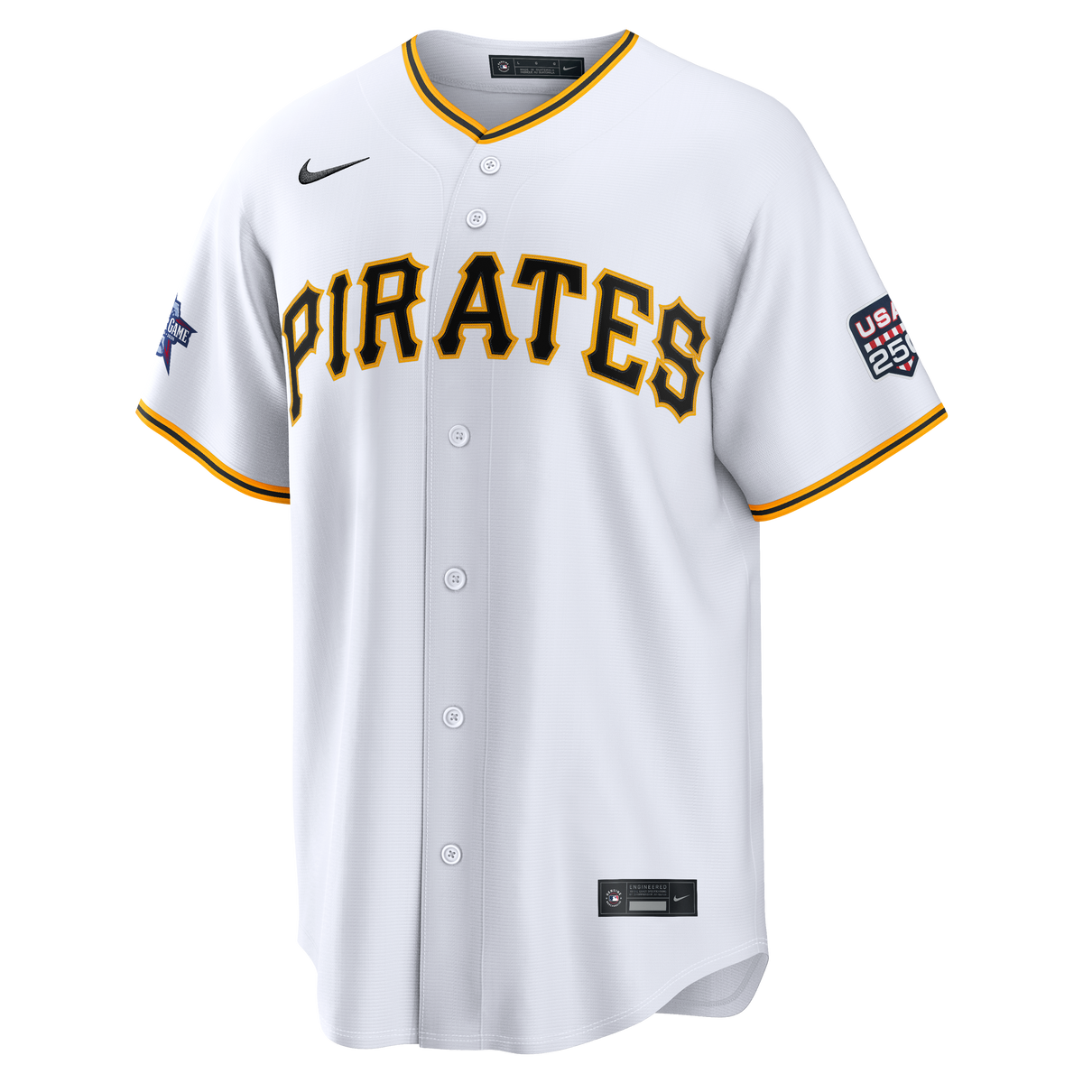 2026 All-Star Game Men's Pittsburgh Pirates Paul Skenes Nike White Replica Jersey