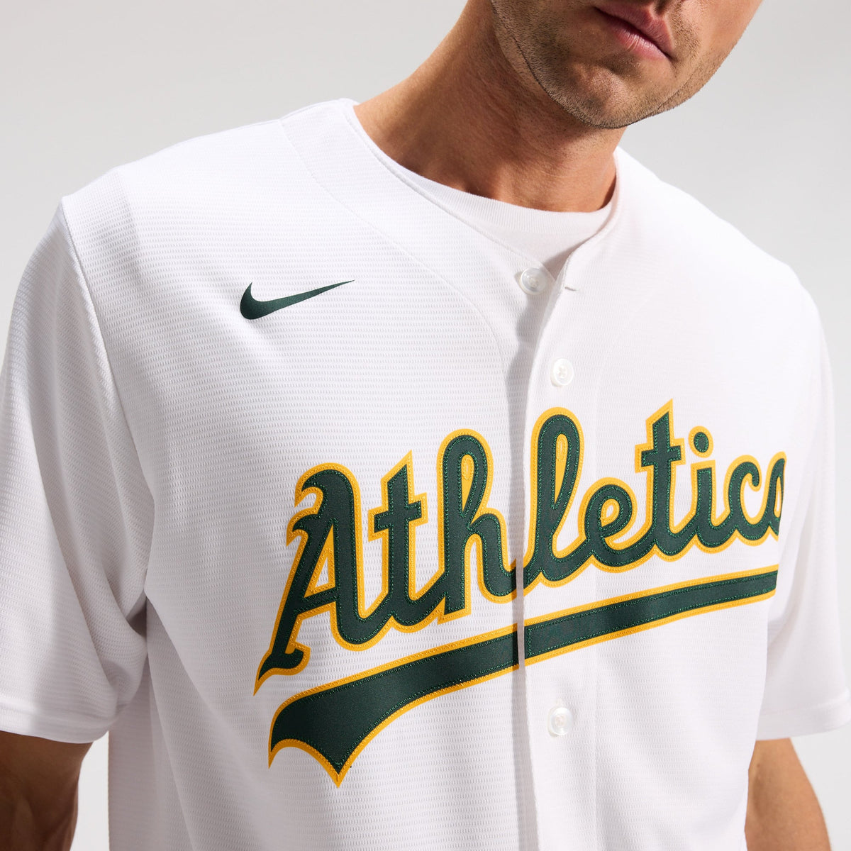 Men's Athletics Nike White Home Replica Team Jersey
