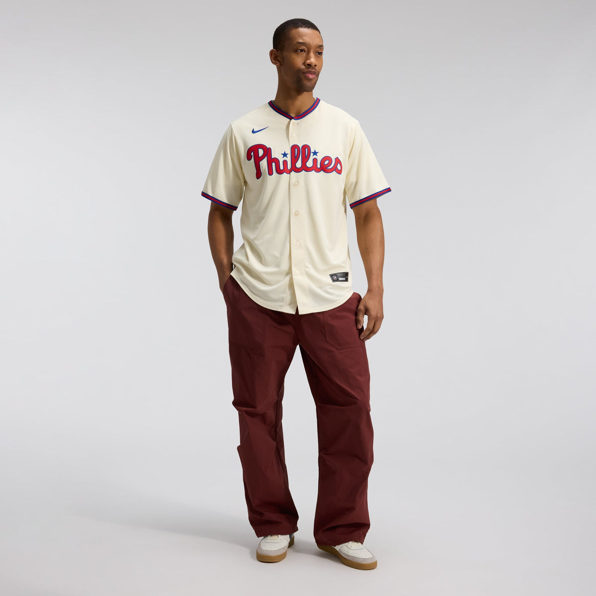 Men's Philadelphia Phillies Nike White Home Replica Jersey