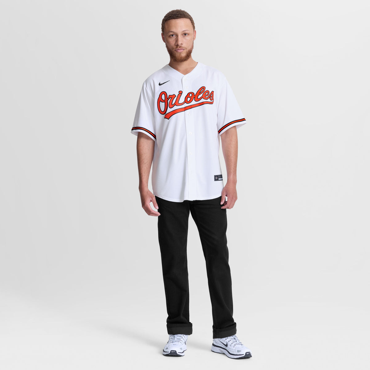 Men's Baltimore Orioles Jackson Holliday Nike White Home Replica Jersey