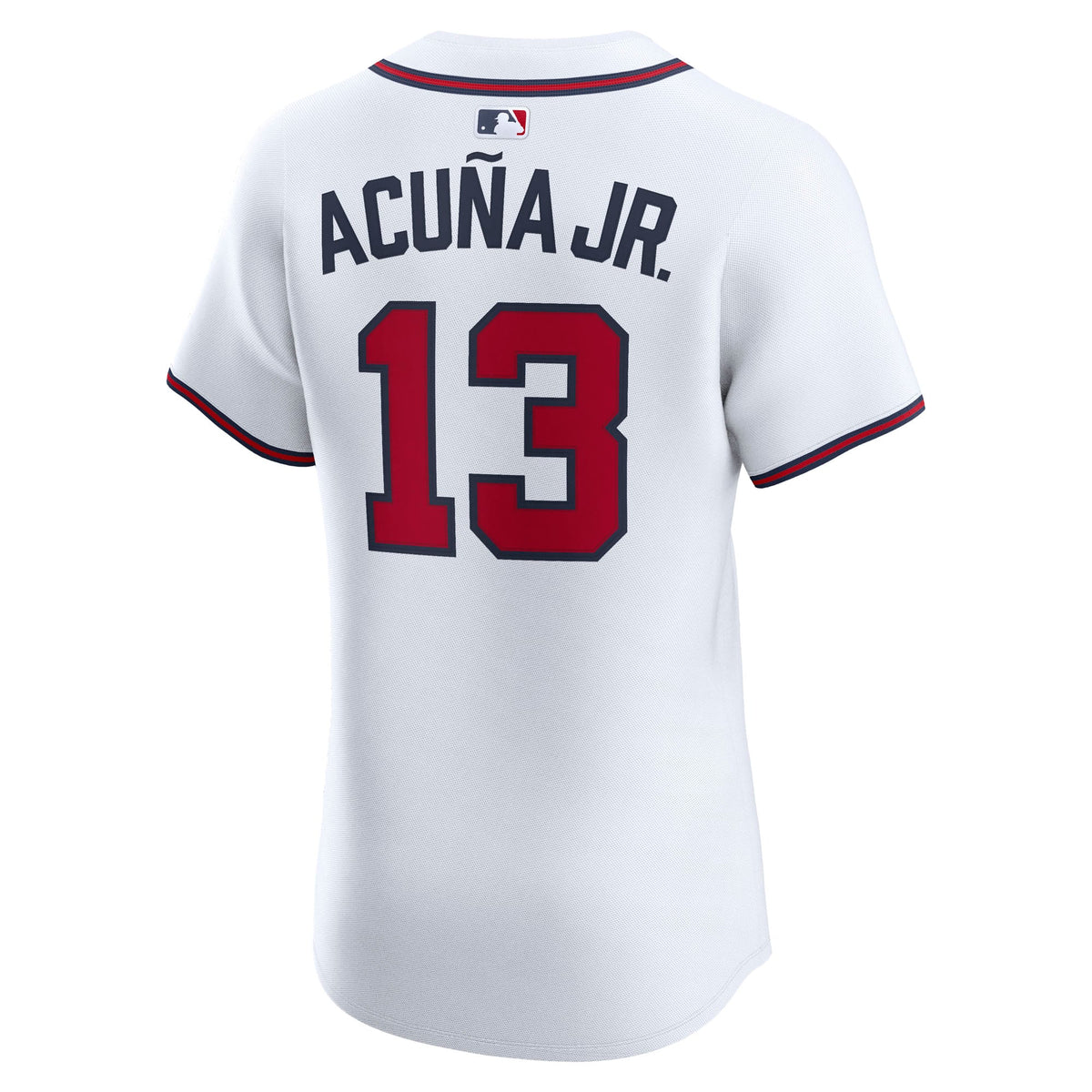 Men's Atlanta Braves Ronald Acuña Jr. Nike Navy Alternate Elite Jersey