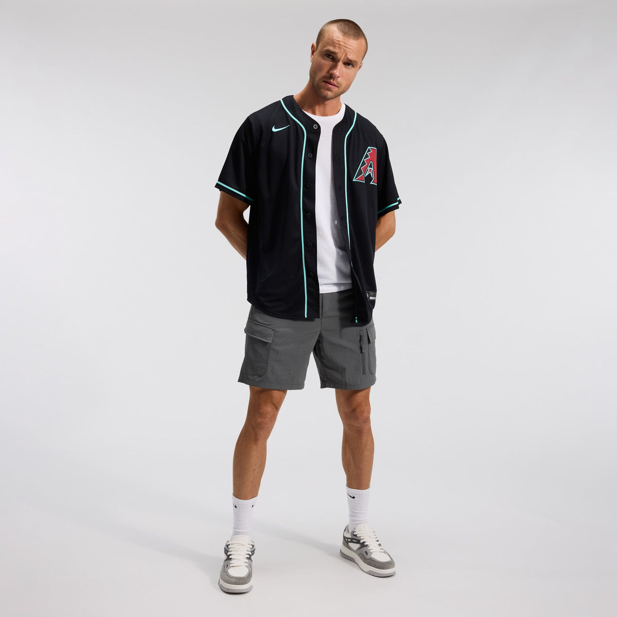 Men's Arizona Diamondbacks Corbin Carroll Nike Crimson Alternate 2 Replica Jersey