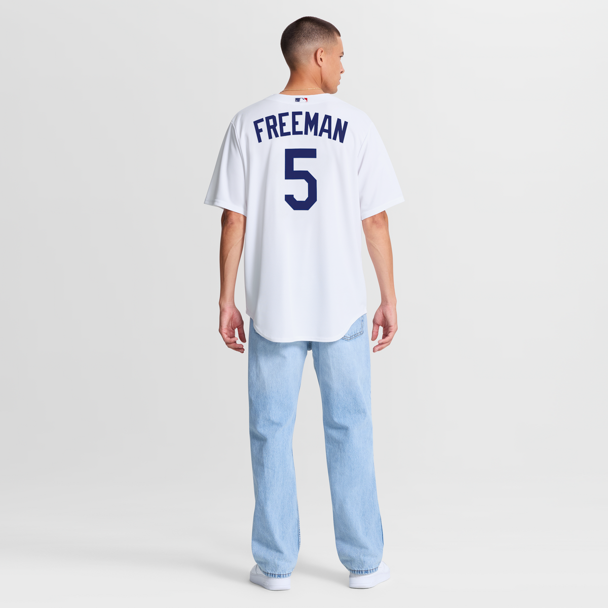 Men's Los Angeles Dodgers Freddie Freeman Nike White Home Replica Jersey